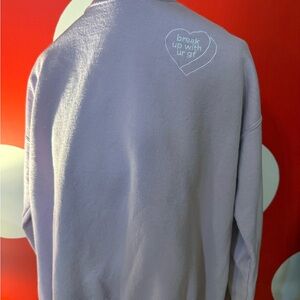 Ariana Grande Lavender Crewneck Sweater